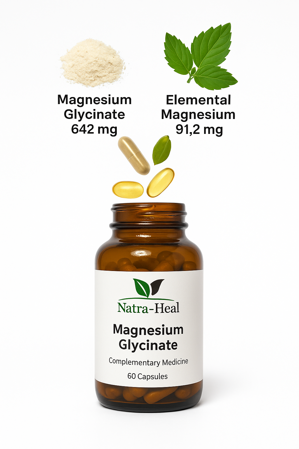 Magnesium Glycinate | 60 Capsules