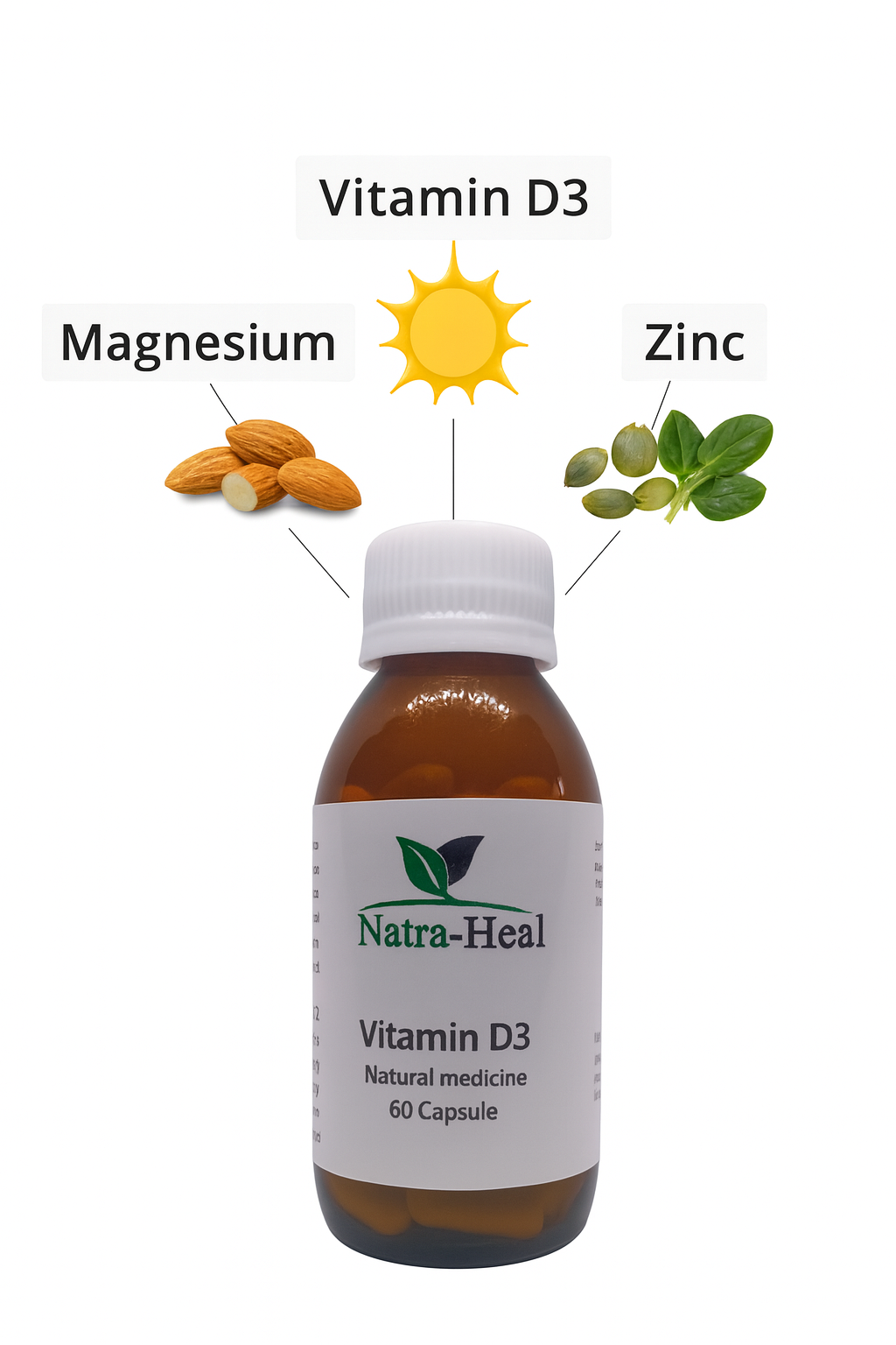 Vitamin D3 | 60 Capsules